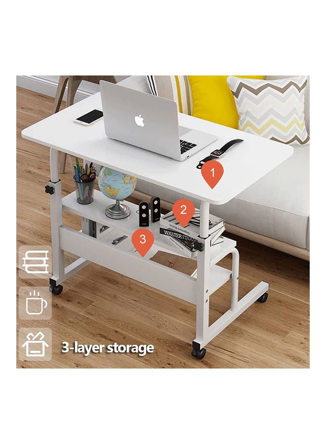 Modern Simple Compact Computer Desk White 83x42x7cm