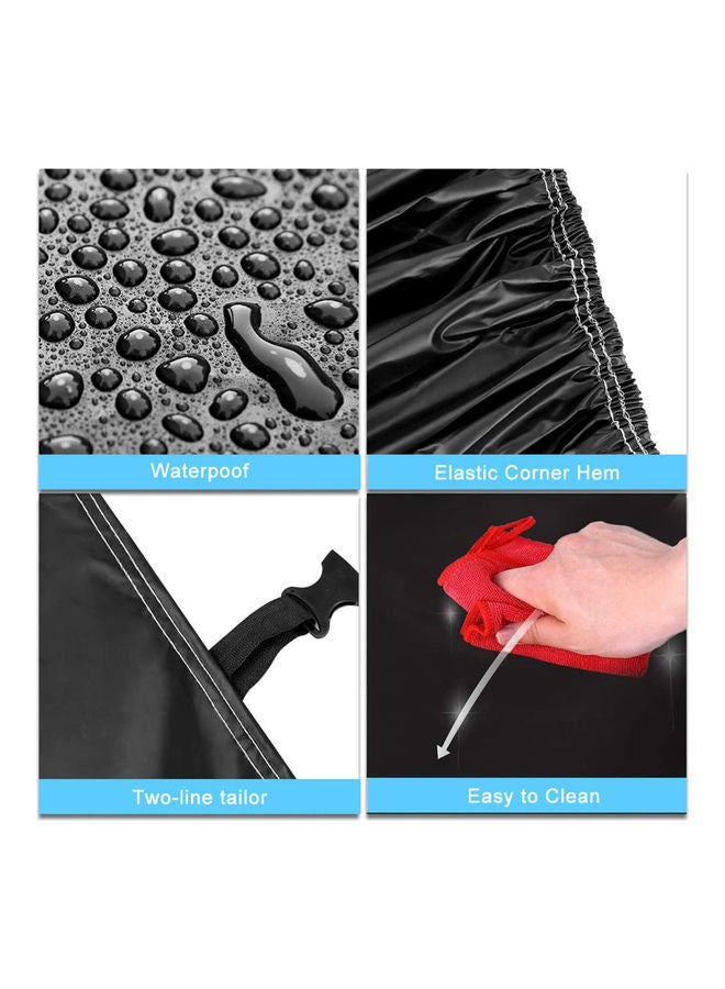 Reflective Strip Sunscreen Dustproof Waterproof UV Scratch-Resistant Car Cover - Image 2