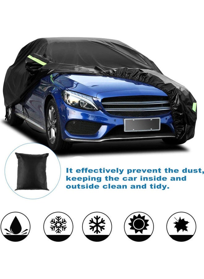 Reflective Strip Sunscreen Dustproof Waterproof UV Scratch-Resistant Car Cover - Image 4