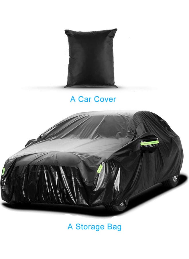 Reflective Strip Sunscreen Dustproof Waterproof UV Scratch-Resistant Car Cover - Image 5