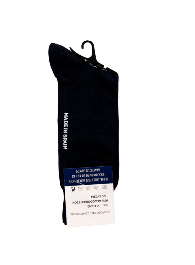 Lotus 2-Piece Casual Socks Set Blue - Image 2