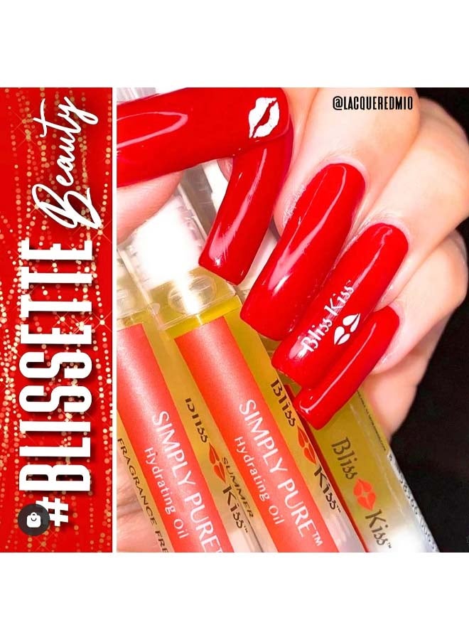 Bliss Kiss 4-Piece Pure Cuticle And Nail Oil Starter Kit 4 x 2ml - Image 3