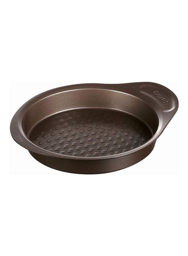 PYREX 024148926 Round Cake Pan Asimetria Metal (Xl Handle) Brown 26cm - Image 1