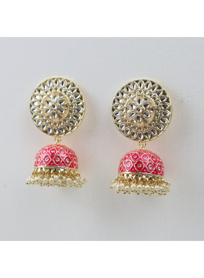 THE BLING STUDIO - SAAJ Jhumar Gold Plated Earrings - Image 1