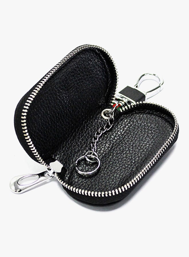 AFGT Audi Logo Key Fob Case With Carabiner Hook  - Image 2