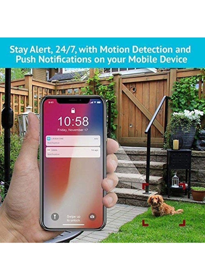 UK بلس مجموعة كاميرات مراقبة CCTV عالية الوضوح تناظرية للمنزل والمكتب بدقة 1080 بكسل مزودة بعدد 8 قنوات يمكنك تركيبها بنفسك تتضمن مسجل فيديو رقمي بدقة كاملة الوضوح و4 طاميرات مقوّسة/ للاستخدام في الأماكن الداخلية و4 كاميرات أسطوانية/ للاستخدام في الأماكن المفتوحة - Image 5