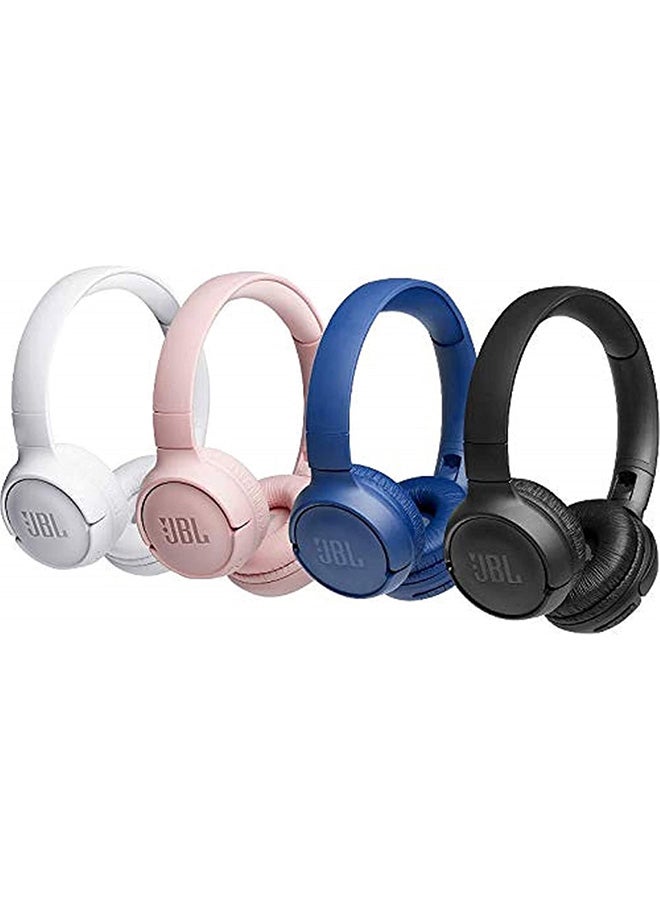 JBL - T500 Bluetooth Over-Ear Headphones Black - Image 1
