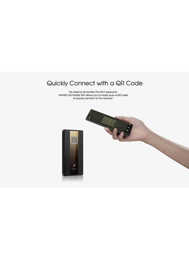 HUAWEI - 8000.0 mAh HUAWEI
5G Mobile WiFi Pro Black - Image 1
