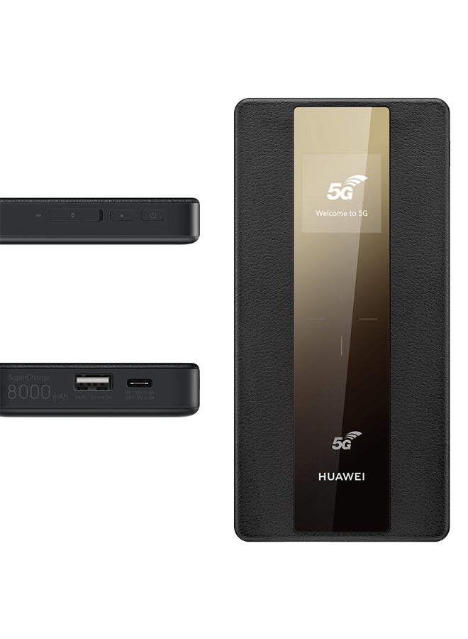 HUAWEI - 8000.0 mAh HUAWEI
5G Mobile WiFi Pro Black - Image 1