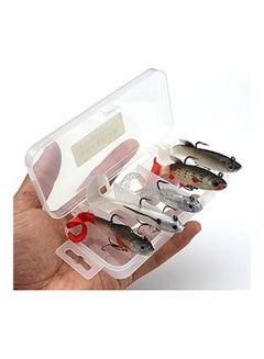 Generic 5-Piece Lead Soft Fishing Lures Baits Set with Box 10cm  - Image 1