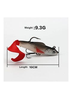 Generic 5-Piece Lead Soft Fishing Lures Baits Set with Box 10cm  - Image 3