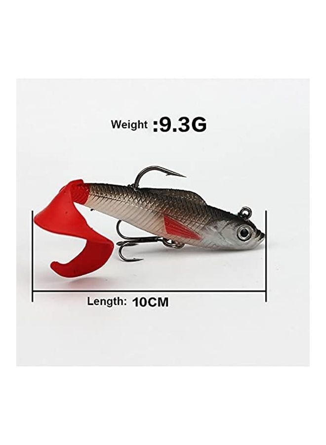 Generic - 5-Piece Lead Soft Fishing Lures Baits Set with Box 10cm - Image 1