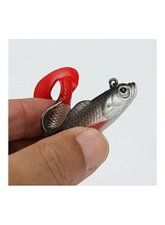 Generic 5-Piece Lead Soft Fishing Lures Baits Set with Box 10cm  - Image 5