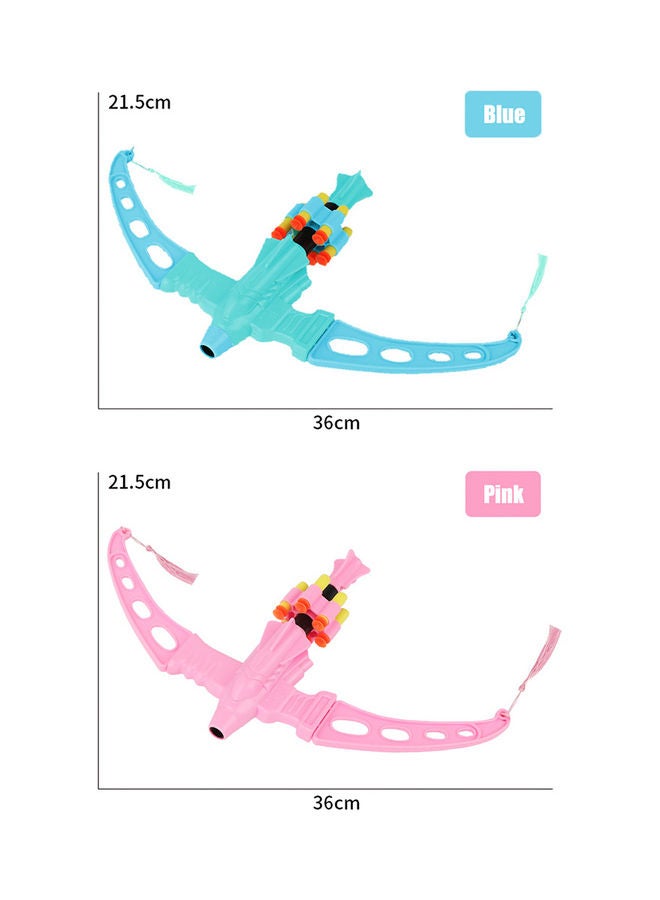 مس تيارا طقم ألعاب رماية من إسفنج EVA بتصميم سهم مزود بأداة امتصاص للتثبيت في الأماكن الخارجية مكون من قطعتين 36 x 21.5سم - Image 2