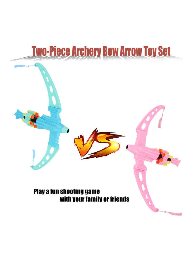 مس تيارا طقم ألعاب رماية من إسفنج EVA بتصميم سهم مزود بأداة امتصاص للتثبيت في الأماكن الخارجية مكون من قطعتين 36 x 21.5سم - Image 3