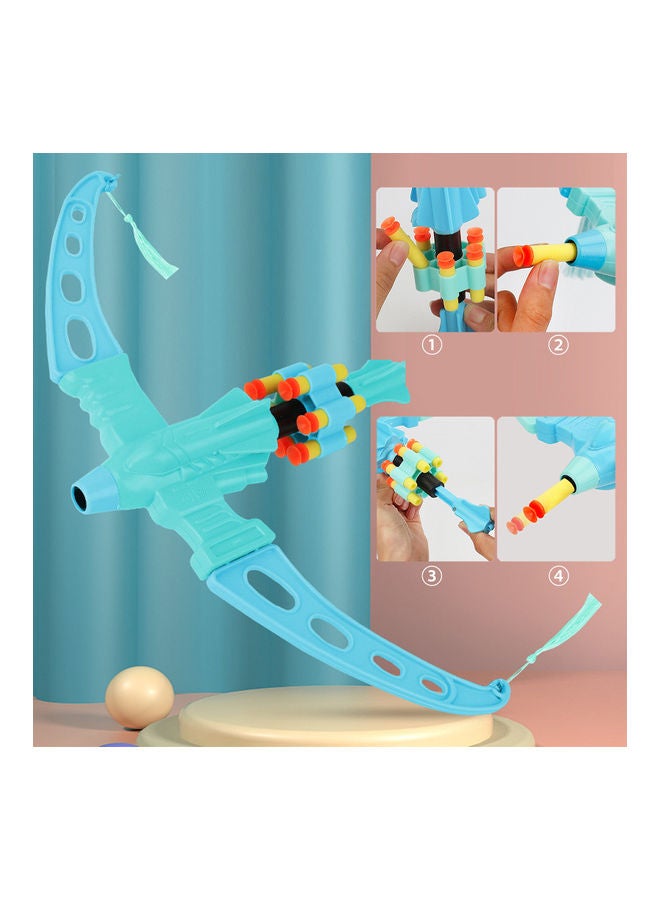 مس تيارا طقم ألعاب رماية من إسفنج EVA بتصميم سهم مزود بأداة امتصاص للتثبيت في الأماكن الخارجية مكون من قطعتين 36 x 21.5سم - Image 4