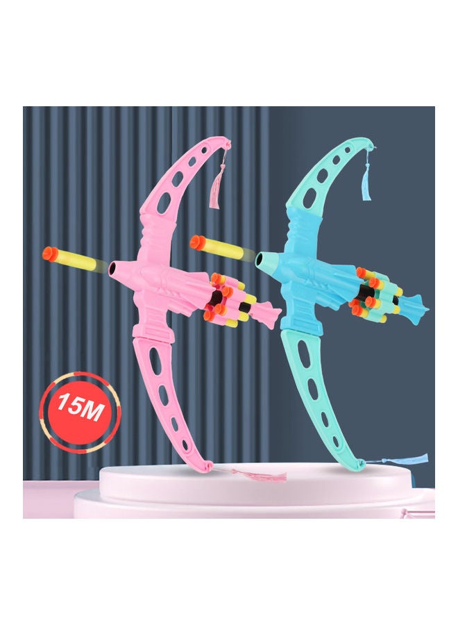 مس تيارا طقم ألعاب رماية من إسفنج EVA بتصميم سهم مزود بأداة امتصاص للتثبيت في الأماكن الخارجية مكون من قطعتين 36 x 21.5سم - Image 5