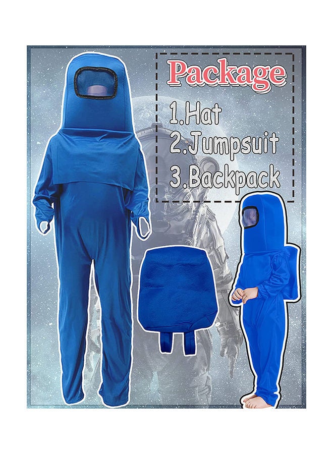 MissTiara 3-Pack Astronaut Cosplay Costume Space Jumpsuit with Backpack S  - Image 4