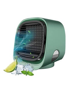 Arabest Mini Portable Air Cooler Fan with Night Light 2 W Fan21826-2 Green  - Image 1
