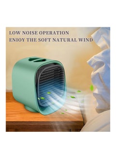 Arabest Mini Portable Air Cooler Fan with Night Light 2 W Fan21826-2 Green  - Image 3