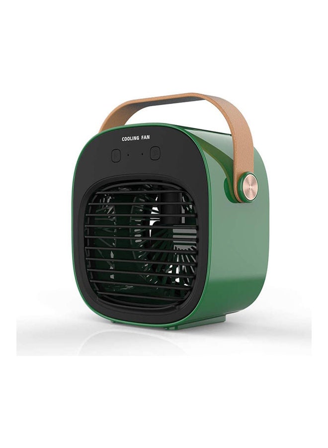 عربست جهاز تبريد هواء صغير لسطح المكتب بمنفذ USB للشحن 2 W Fan21826-3 أخضر  - Image 1
