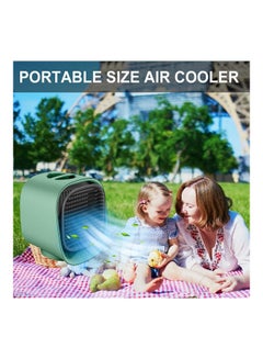Arabest Mini Portable Air Cooler Fan with Night Light 2 W Fan21826-2 Green  - Image 4
