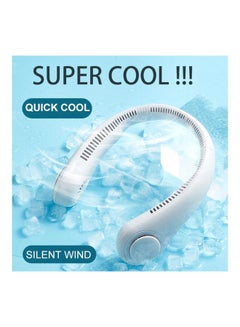 Arabest USB Rechargeable Mute Sports  Portable Mini Neck Fan 2 W Fan21826-6 White  - Image 4
