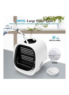 Arabest Mini Portable Air Cooler Fan with Night Light 2 W Fan21826-1 White  - Image 4
