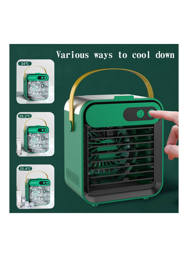 عربست مروحة تبريد هواء صغيرة محمولة بمنفذ USB 2 W Fan21826-4 أخضر  - Image 4