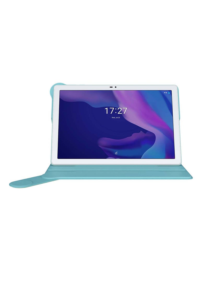 1T 10 Smart Tablet 10.1 Inch, 32GB, 2GB RAM, Wi-Fi with Keyboard and Flip Case Cream Mint