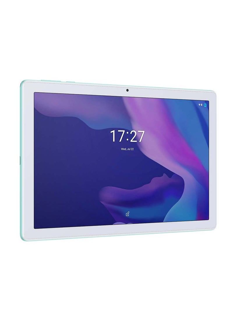 1T 10 Smart Tablet 10.1 Inch, 32GB, 2GB RAM, Wi-Fi with Keyboard and Flip Case Cream Mint