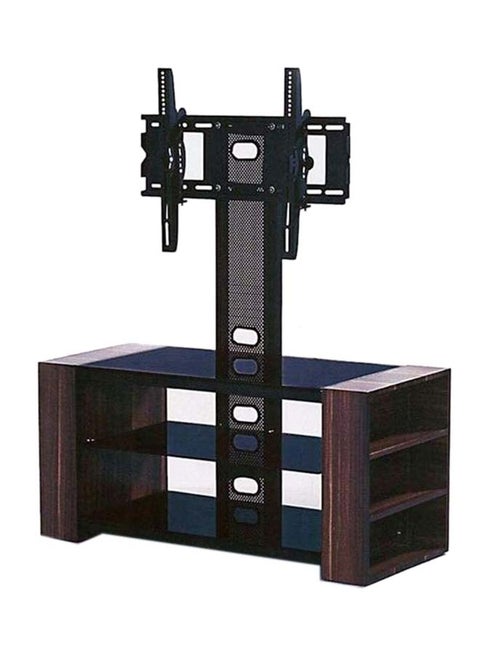 TV Stand Table With Mounting Black/Brown