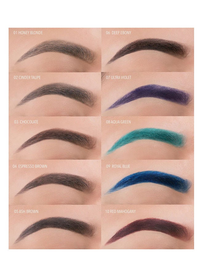 moira Brow Defying Gel 002 Cinder Taupe  - Image 2
