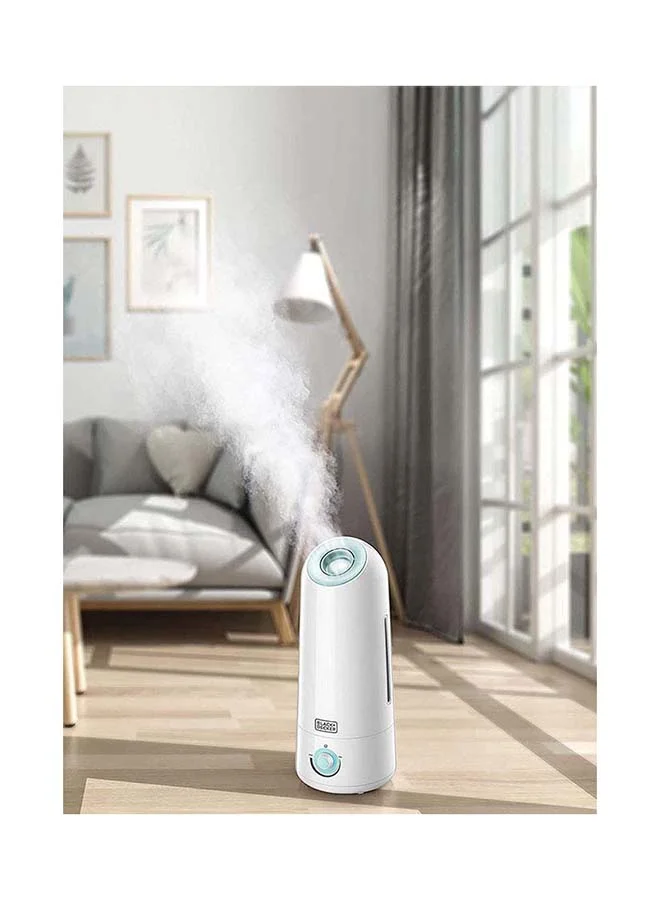 BLACK+DECKER Ultrasonic Air Humidifier, Covers 430 sqft, Adjustable Mist, Auto Shutoff, Water Level Indicator, Aroma Tray for Oils - HM5000-B5 White/Mint Green