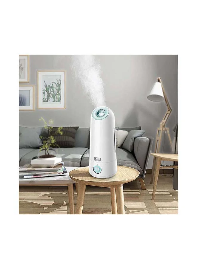 BLACK+DECKER Ultrasonic Air Humidifier, Covers 430 sqft, Adjustable Mist, Auto Shutoff, Water Level Indicator, Aroma Tray for Oils - HM5000-B5 White/Mint Green