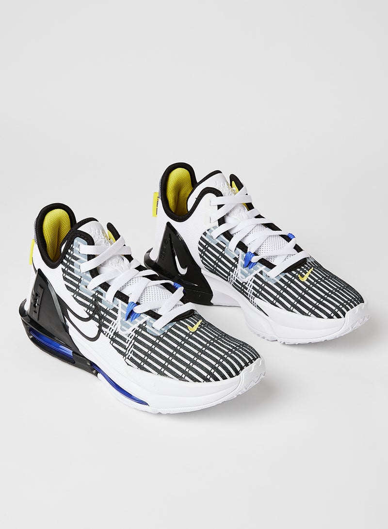 Nike - LeBron Witness 6 Basketball Shoes White/Black - Image 1