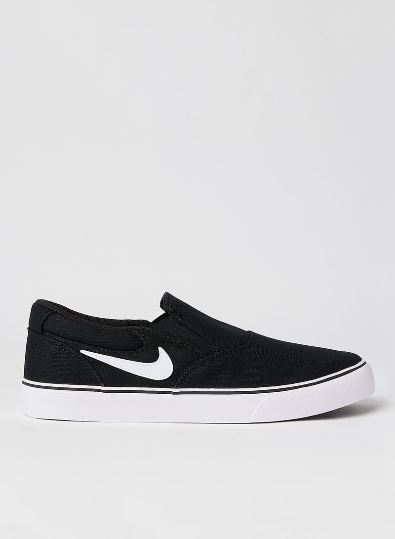Nike SB Chron 2 Slip-On Skate Shoes Black - Image 1