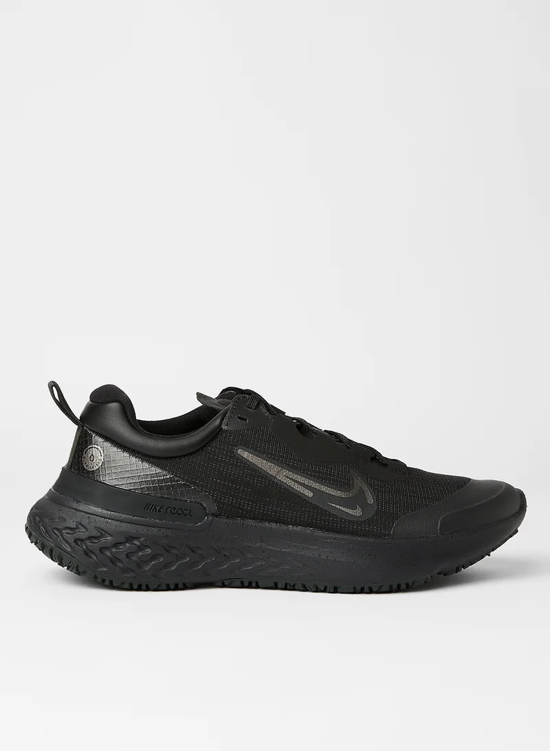 Nike React Miler 2 Shield Weatherised Road Running Shoes Black