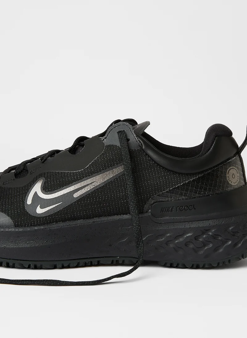 Nike React Miler 2 Shield Weatherised Road Running Shoes Black