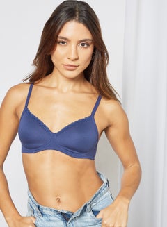 Amante Non-Wired T-Shirt Bralette Dark Blue  - Image 3