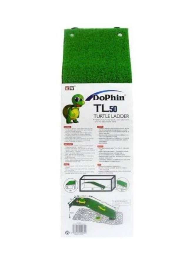DoPhin Natural Bask Sward Turtle Ladder For Aquarium Green 50cm - Image 2