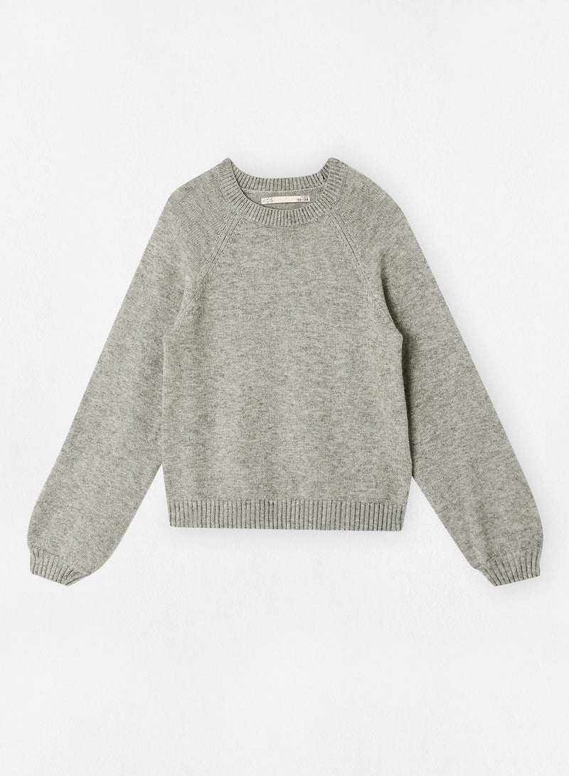 ONLY Kids/Teen Knitted Pullover Grey  - Image 1