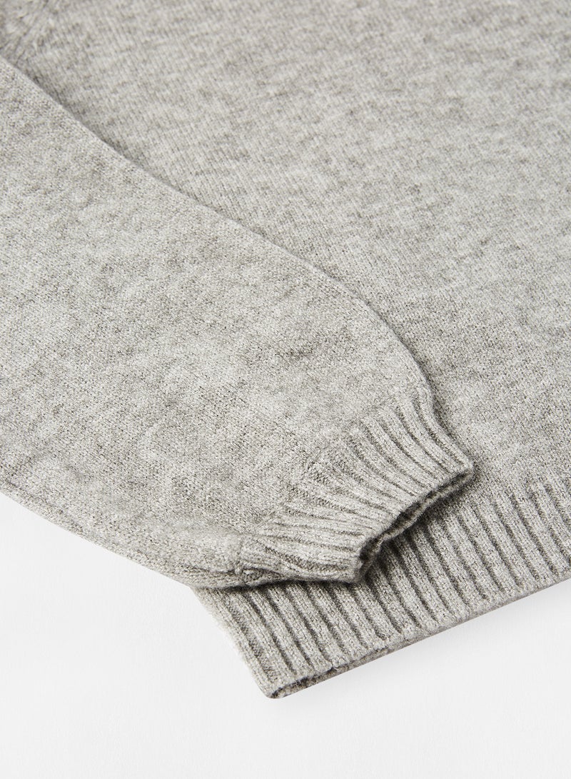 ONLY Kids/Teen Knitted Pullover Grey  - Image 3