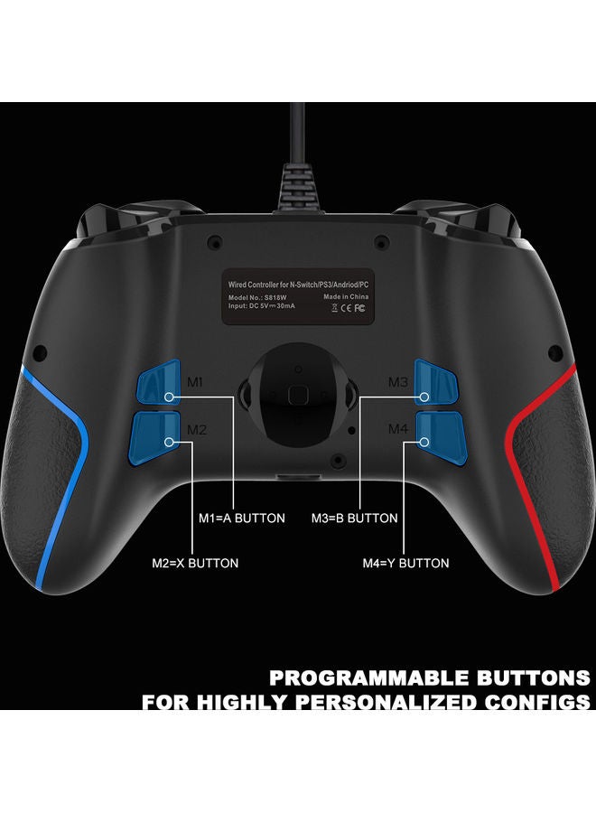 USB Wired Gamepad Game Controller
