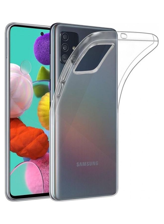 مارجون غطاء حماية واق من البولي يوريثان الحراري لهاتف سامسونج جالاكسي M51 شفاف - Image 1