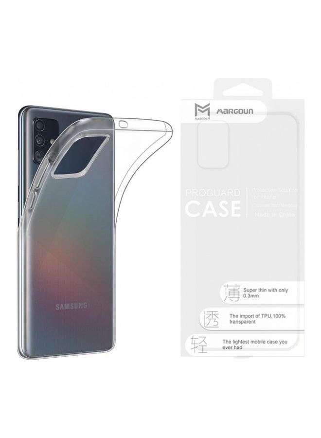 مارجون غطاء حماية واق من البولي يوريثان الحراري لهاتف سامسونج جالاكسي M51 شفاف - Image 2
