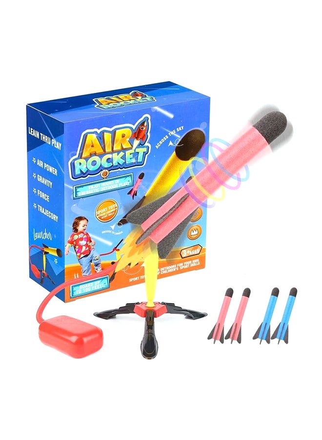 Air Rocket Launcher Outdoor Toy for Kids 29x11x29cm - Image 1