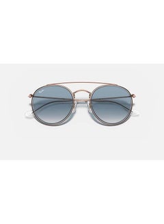 Ray-Ban UV Protection Round Sunglasses - RB3647N-90683F-51 - Lens Size: 51 mm - Gold  - Image 4