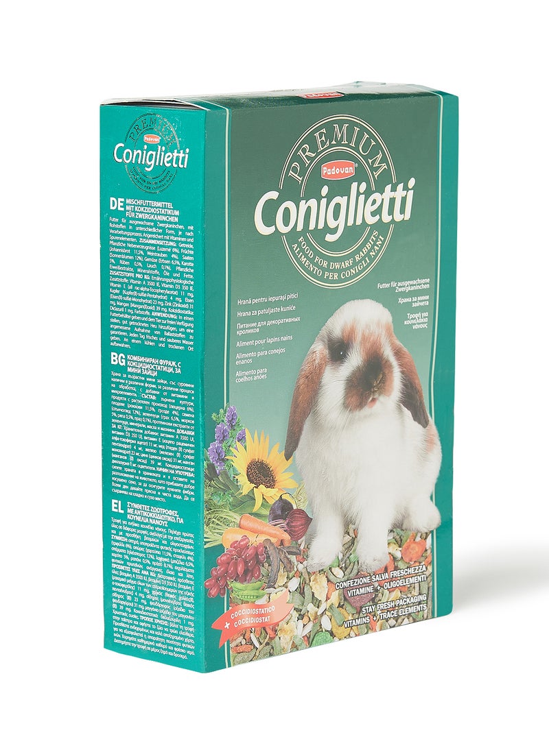 بادوفان طعام Premium Cooniglietti للأرانب 500جرام - Image 2