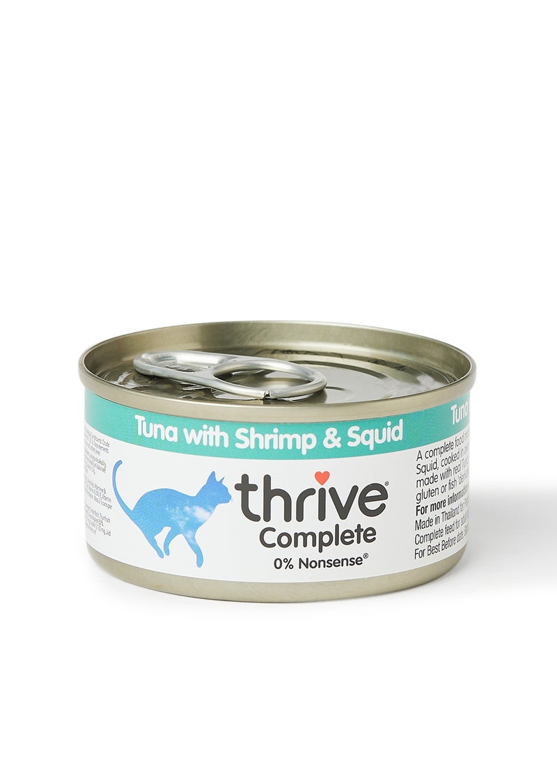 THRIVE Complete Cat Tuna With Shrimp And Squid Multicolour 75grams - Image 1
